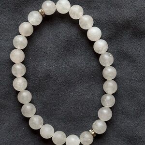 J Crew Blush Pink Beaded Bracelet